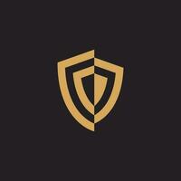 Shield logo icon design vector element