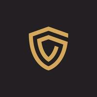 Shield logo icon design vector element