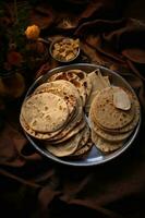 plato de delicioso tortillas foto