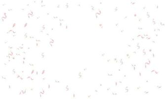 Vector pink confetti background