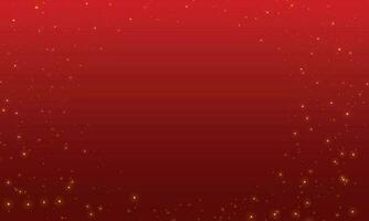 Vector abstract red background with glitter and bokeh