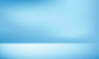 Vector blue gradient abstract background empty room