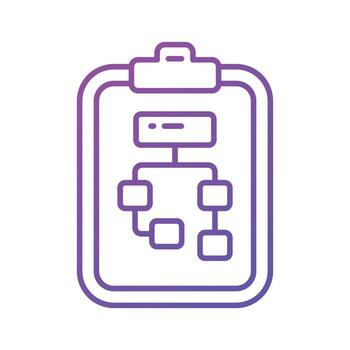 Data flow chart vector design in modern style, algorithm