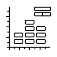 Get your hands on this creatively designed icon of histogram chart, data analytics vector