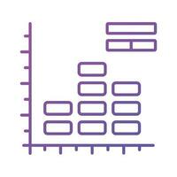Get your hands on this creatively designed icon of histogram chart, data analytics vector