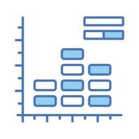 Get your hands on this creatively designed icon of histogram chart, data analytics vector