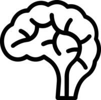 Brain idea symbol icon vector image. Illustration of the creative intelligence think design image