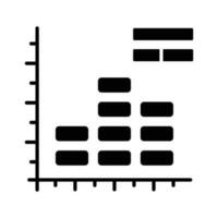 Get your hands on this creatively designed icon of histogram chart, data analytics vector