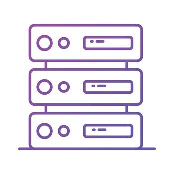 Check this beautifully designed icon of data server in modern style vector