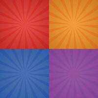 Vector shiny multicolor background collection