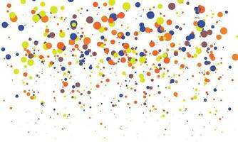 Vector colorful confetti background in flat style