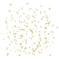 Vector golden confetti background.