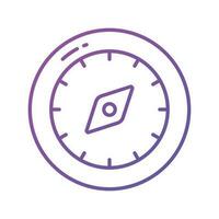 An amazing vector design of compass in modern style, navigation tool icon