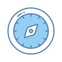 An amazing vector design of compass in modern style, navigation tool icon