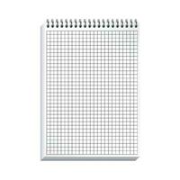 Vector notebooks sheets. lined, checkered and dots pages