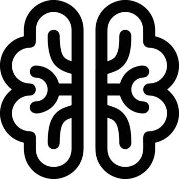 cerebro idea símbolo icono vector imagen. ilustración de el creativo inteligencia pensar diseño imagen