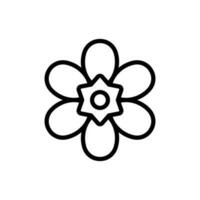 Simple Orange Freesia icon. The icon can be used for websites, print templates, presentation templates, illustrations, etc vector