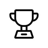 Simple Trophy icon. The icon can be used for websites, print templates, presentation templates, illustrations, etc vector