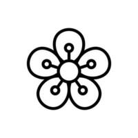 Simple Saponaria icon. The icon can be used for websites, print templates, presentation templates, illustrations, etc vector