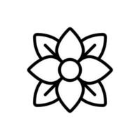 Simple Hydrangea icon. The icon can be used for websites, print templates, presentation templates, illustrations, etc vector
