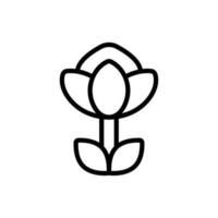 Simple Protea icon. The icon can be used for websites, print templates, presentation templates, illustrations, etc vector