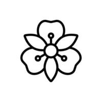 sencillo Alstroemeria icono. el icono lata ser usado para sitios web, impresión plantillas, presentación plantillas, ilustraciones, etc vector