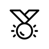 Simple Medal icon. The icon can be used for websites, print templates, presentation templates, illustrations, etc vector