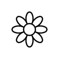 Simple Chamomile icon. The icon can be used for websites, print templates, presentation templates, illustrations, etc vector