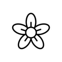 Simple Jasmine icon. The icon can be used for websites, print templates, presentation templates, illustrations, etc vector