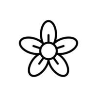 Simple Jasmine icon. The icon can be used for websites, print templates, presentation templates, illustrations, etc vector