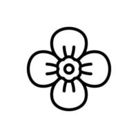 Simple Poppy icon. The icon can be used for websites, print templates, presentation templates, illustrations, etc vector