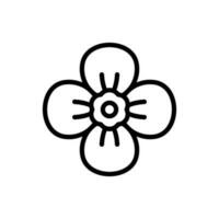 Simple Poppy icon. The icon can be used for websites, print templates, presentation templates, illustrations, etc vector