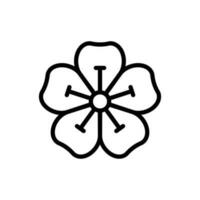 Simple Geranium icon. The icon can be used for websites, print templates, presentation templates, illustrations, etc vector