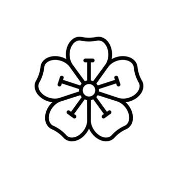 Simple Geranium icon. The icon can be used for websites, print templates, presentation templates, illustrations, etc vector