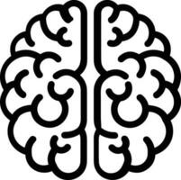 Brain idea symbol icon vector image. Illustration of the creative intelligence think design image. EPS 10