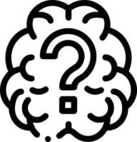 Brain idea symbol icon vector image. Illustration of the creative intelligence think design image. EPS 10