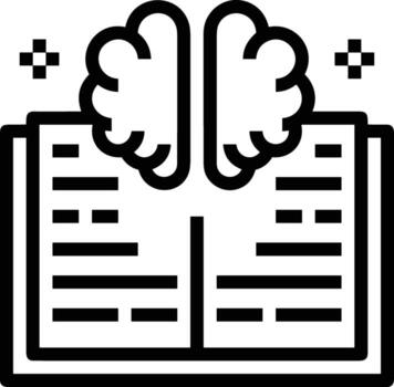 cerebro idea símbolo icono vector imagen. ilustración de el creativo inteligencia pensar diseño imagen