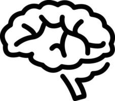 Brain idea symbol icon vector image. Illustration of the creative intelligence think design image. EPS 10