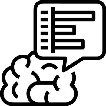 cerebro idea símbolo icono vector imagen. ilustración de el creativo inteligencia pensar diseño imagen. eps 10