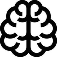 Brain idea symbol icon vector image. Illustration of the creative intelligence think design image. EPS 10