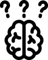 Brain idea symbol icon vector image. Illustration of the creative intelligence think design image. EPS 10