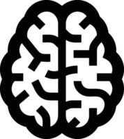 Brain idea symbol icon vector image. Illustration of the creative intelligence think design image. EPS 10