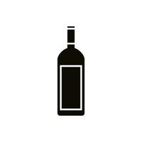 Bottle icon vector. Bottle for water illustration sign. Bottle of alcohol symbol or logo. vector