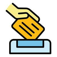 Card payment icon vector flat