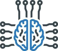 Brain idea symbol icon vector image. Illustration of the creative intelligence think design image. EPS 10