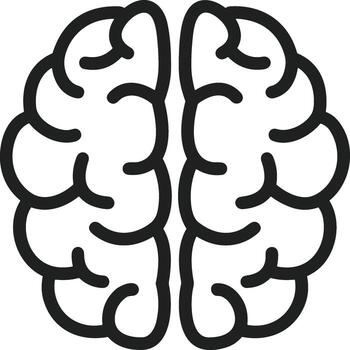 cerebro idea símbolo icono vector imagen. ilustración de el creativo inteligencia pensar diseño imagen. eps 10