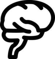 Brain idea symbol icon vector image. Illustration of the creative intelligence think design image. EPS 10