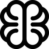 Brain idea symbol icon vector image. Illustration of the creative intelligence think design image. EPS 10