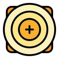 Competition target icon vector flat