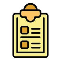 Task list icon vector flat